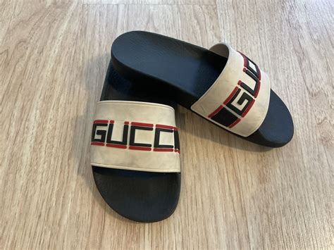 даниэлла бреголи gucci flip flops|Gucci Slides & Flip.